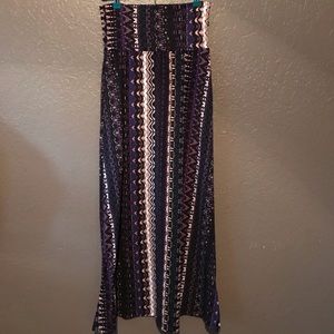 Mossimo Patterned Maxi Skirt